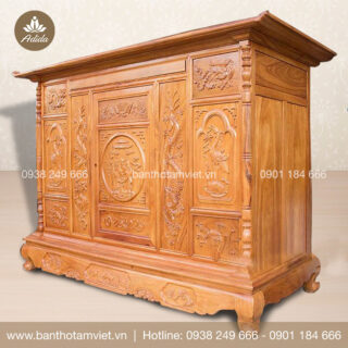 tủ thờ gỗ hương tt201