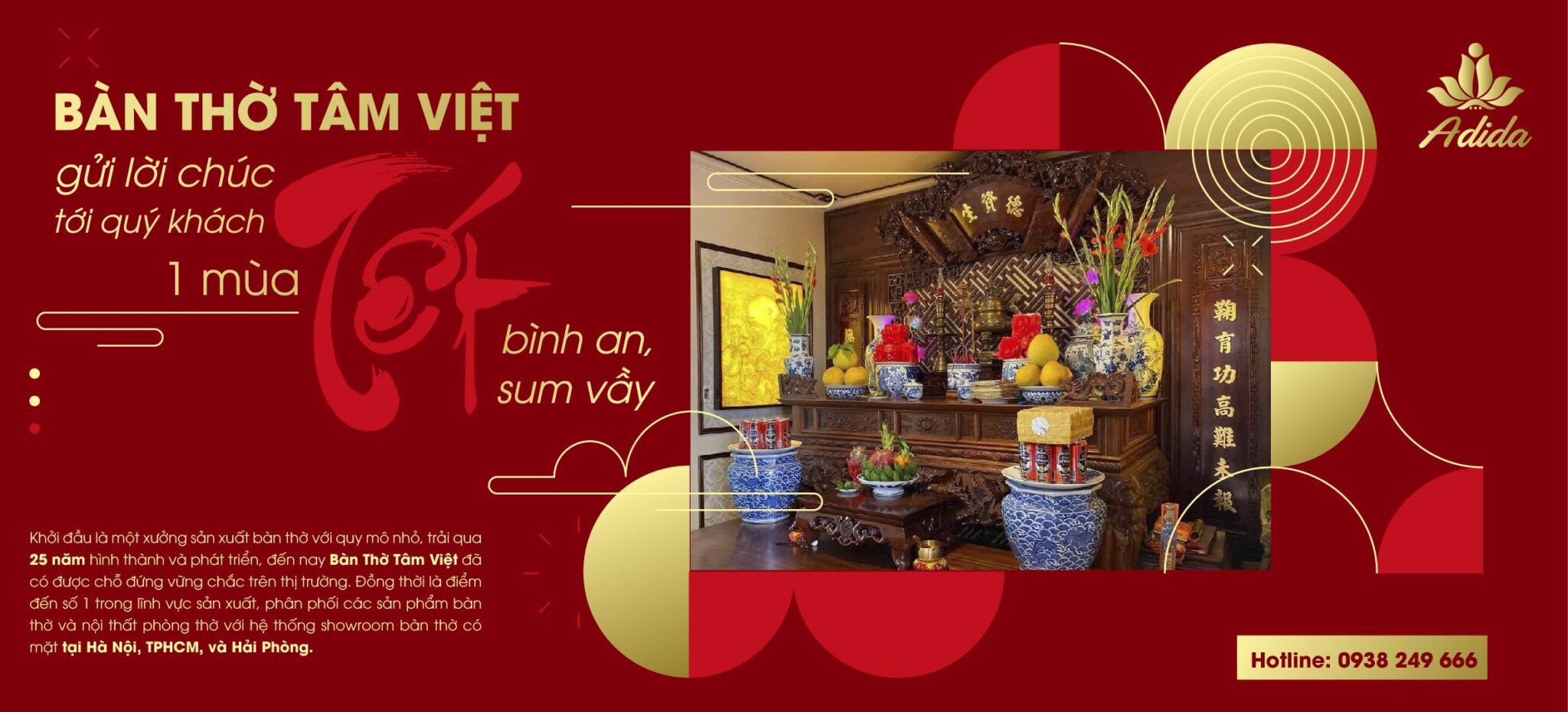 Bàn Thờ Tâm Việt - Chúc mừng năm mới