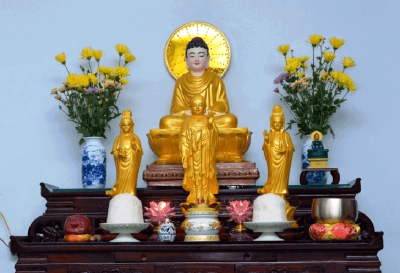 Cách an vị Phật tại gia