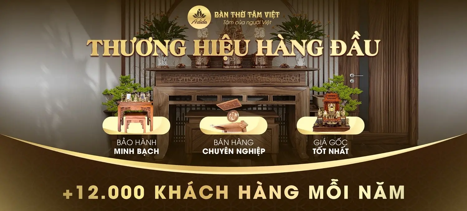 Bàn Thờ Tâm Việt - Thương hiệu uy tín trong lĩnh vực sản xuất và cung ứng nội thất phòng thờ